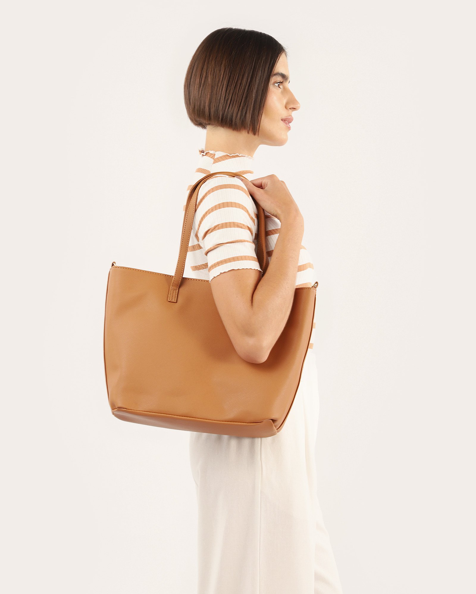 Bolsa feminina G tote lovely - Laranja Escuro
