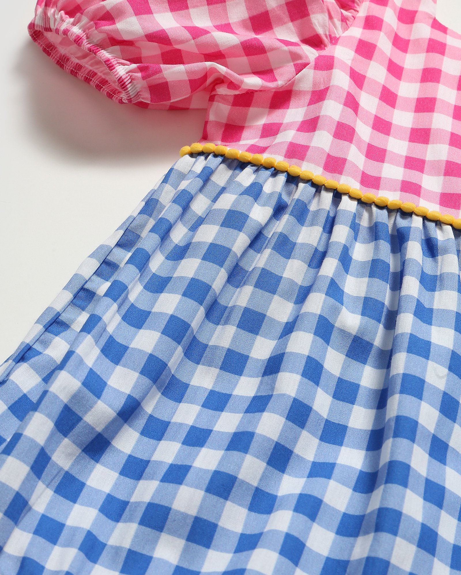 Riachuelo Vestido infantil evasê xadrez vichy 4-10A multicor