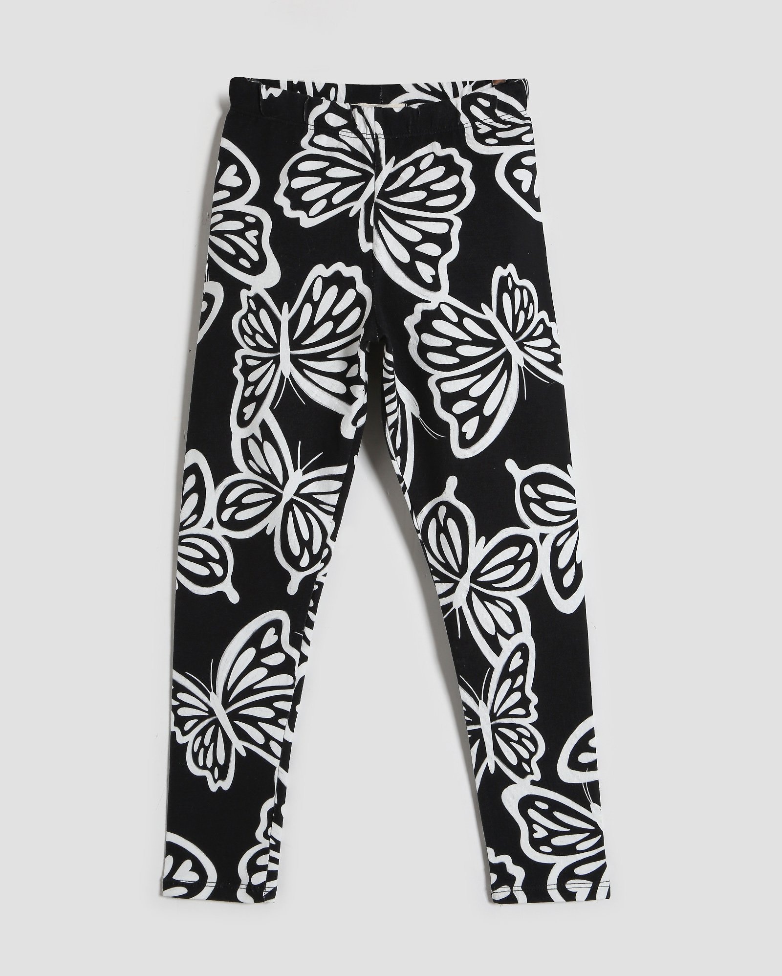 Calça legging infantil borboletas 4-10A  preta | Pool by Riachuelo