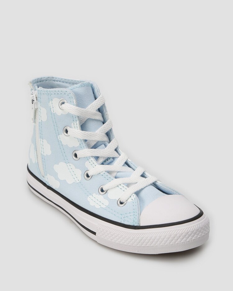 Riachuelo Tênis infantil cano alto Chuck Taylor nuvens azul