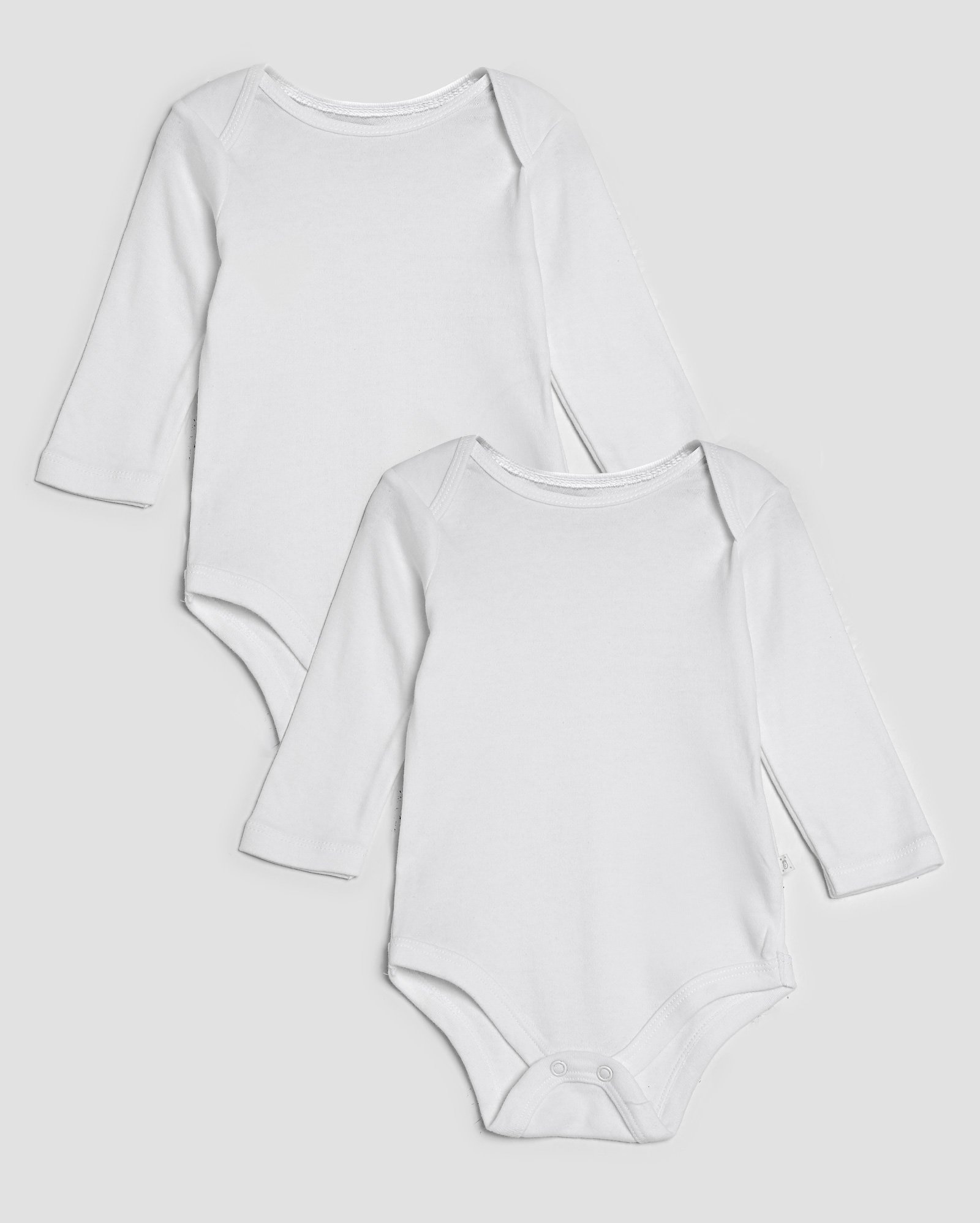 Kit body bebê 2 peças manga longa branco | Baby Way