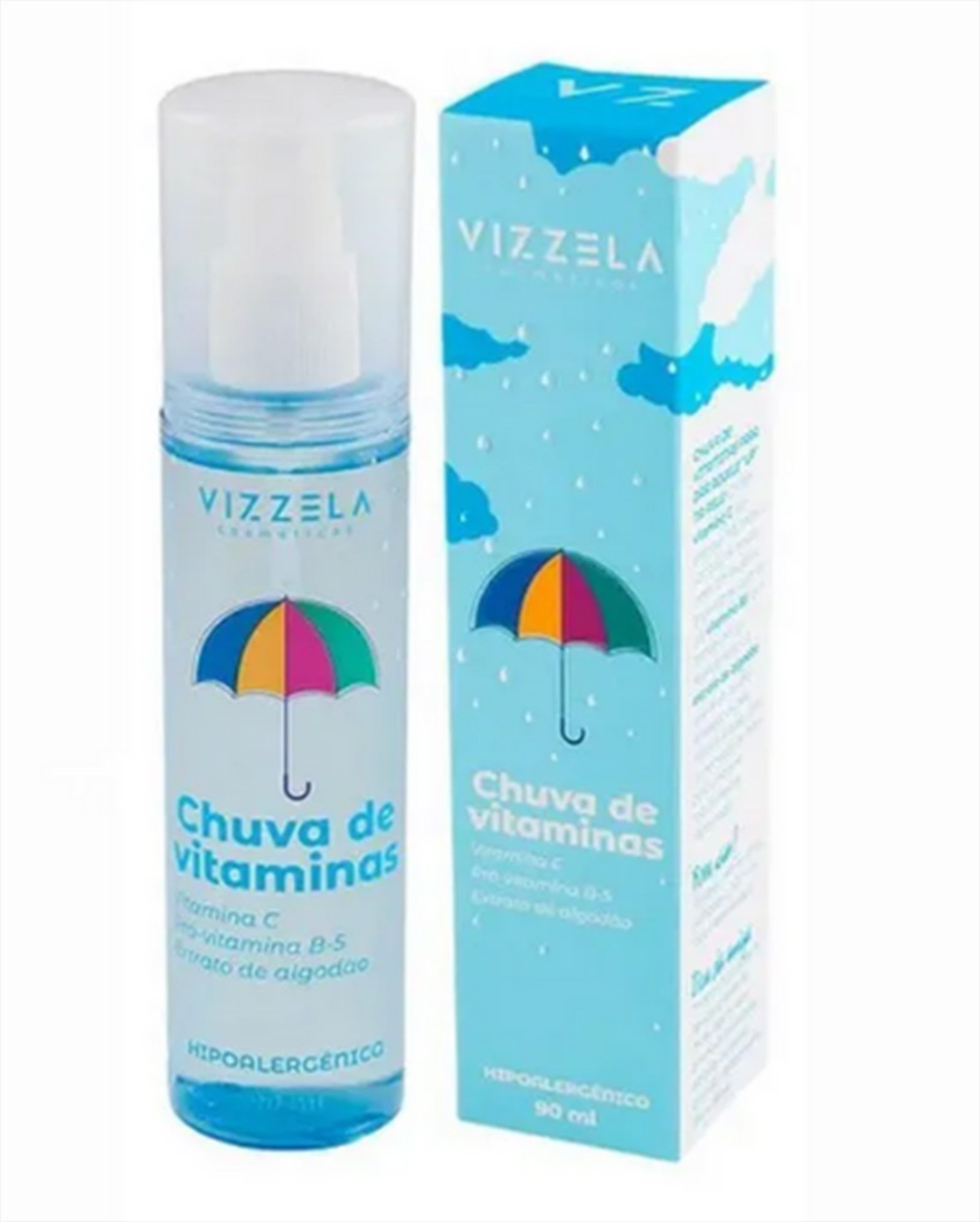 Bruma chuva de vitaminas 90ml | Vizzela Cosméticos
