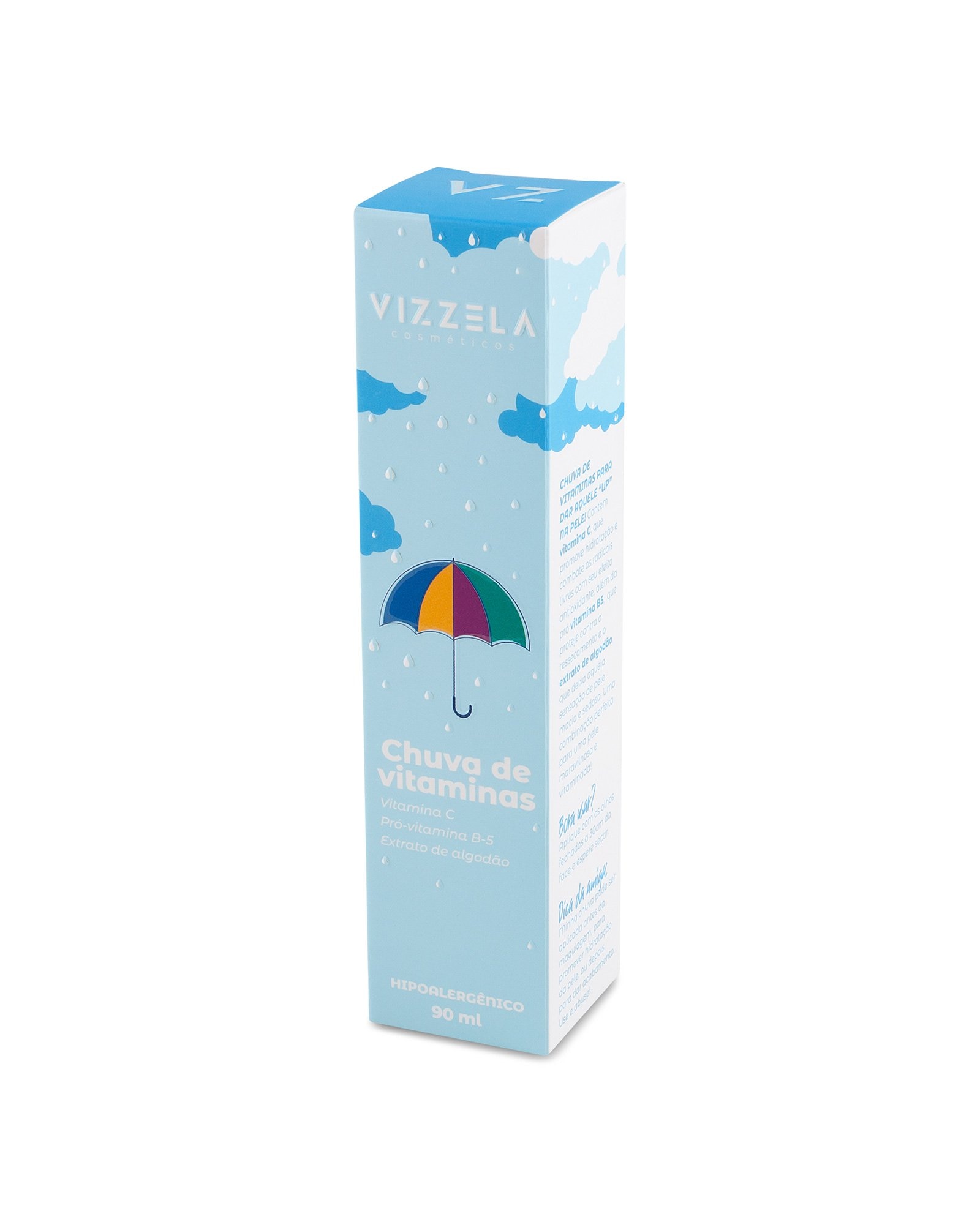 Bruma chuva de vitaminas 90ml | Vizzela Cosméticos