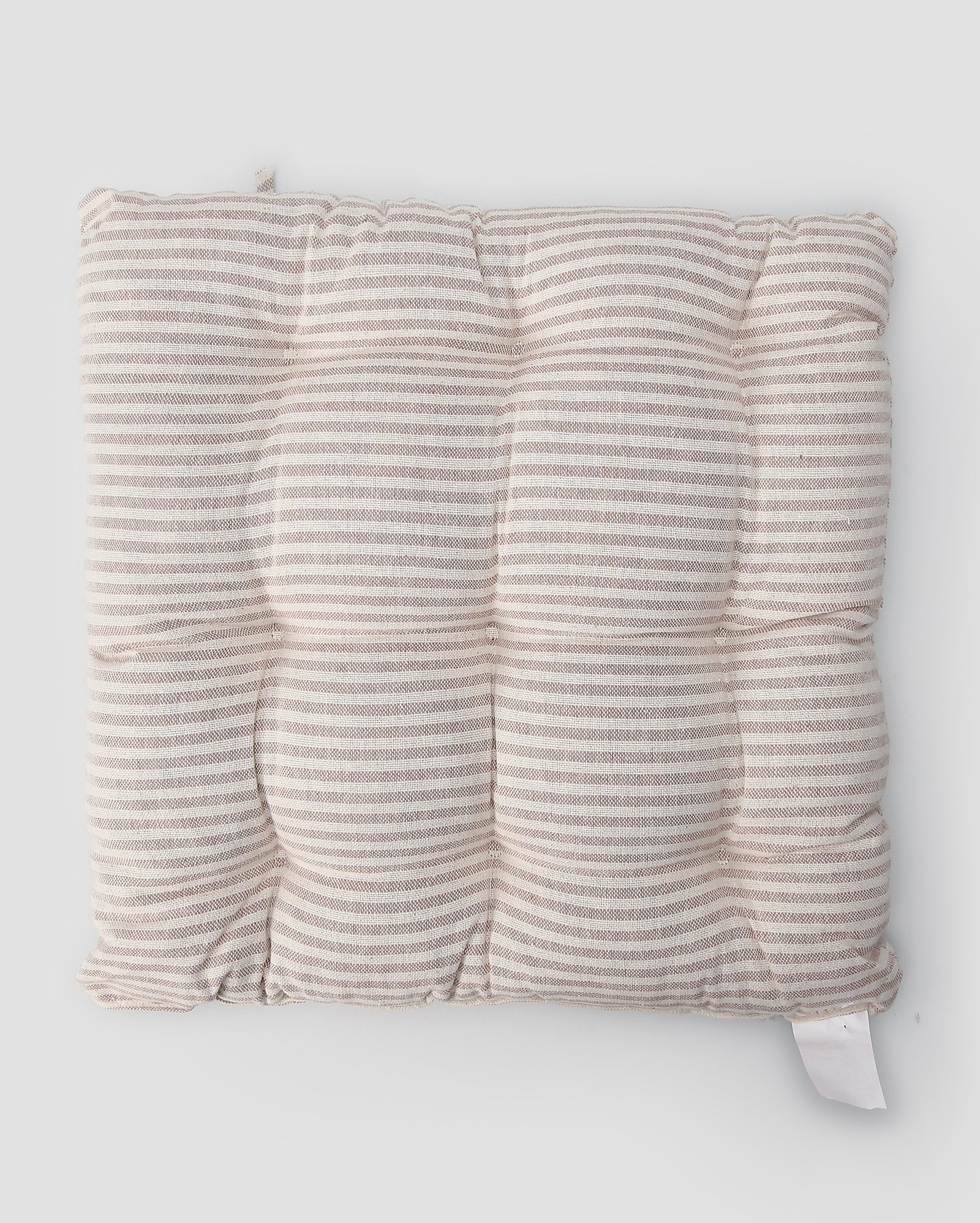 Almofada futon listrada 40x40cm - Off-white | Casa Riachuelo