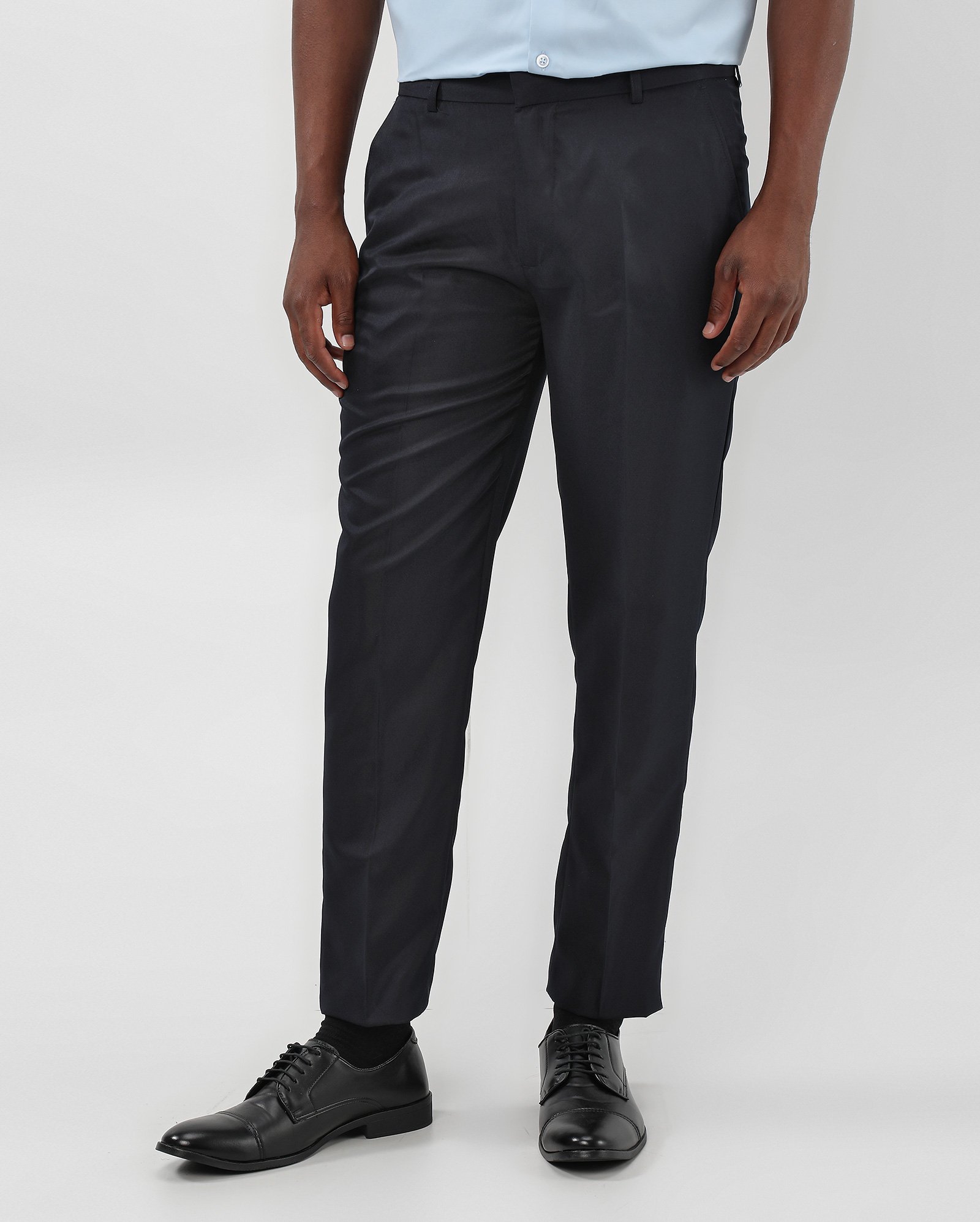 Calça alfaiataria masculina slim com pregas - Azul Escuro | Original by Riachuelo