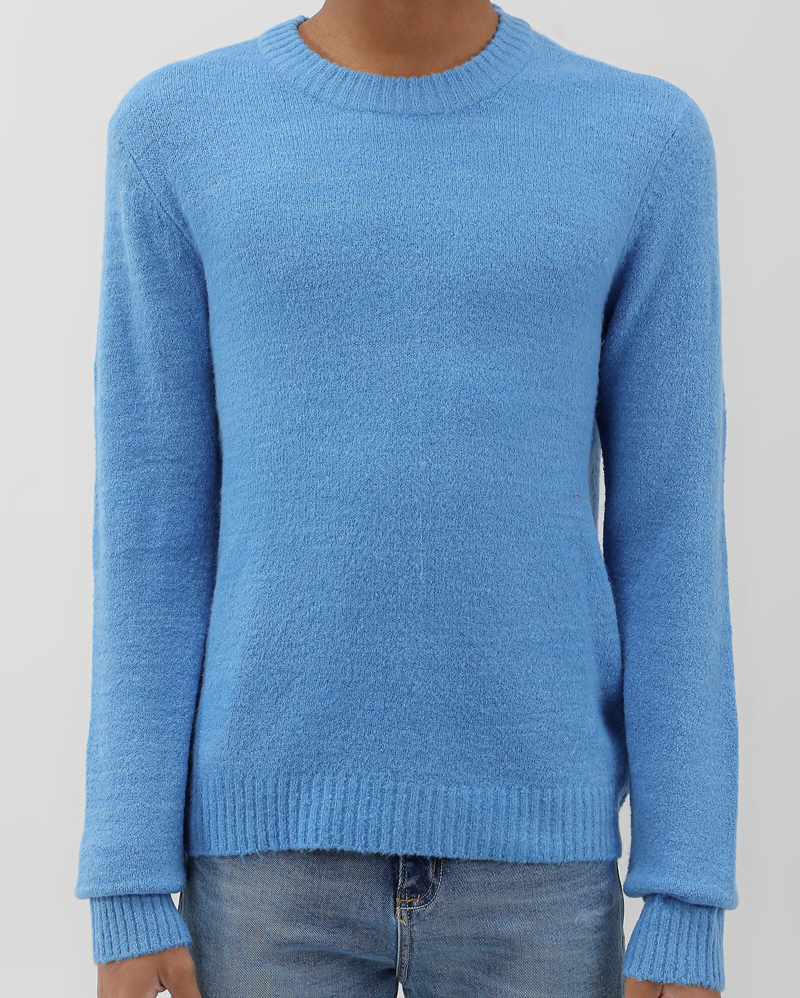 Riachuelo Suéter juvenil em tricot azul Y C by Riachuelo