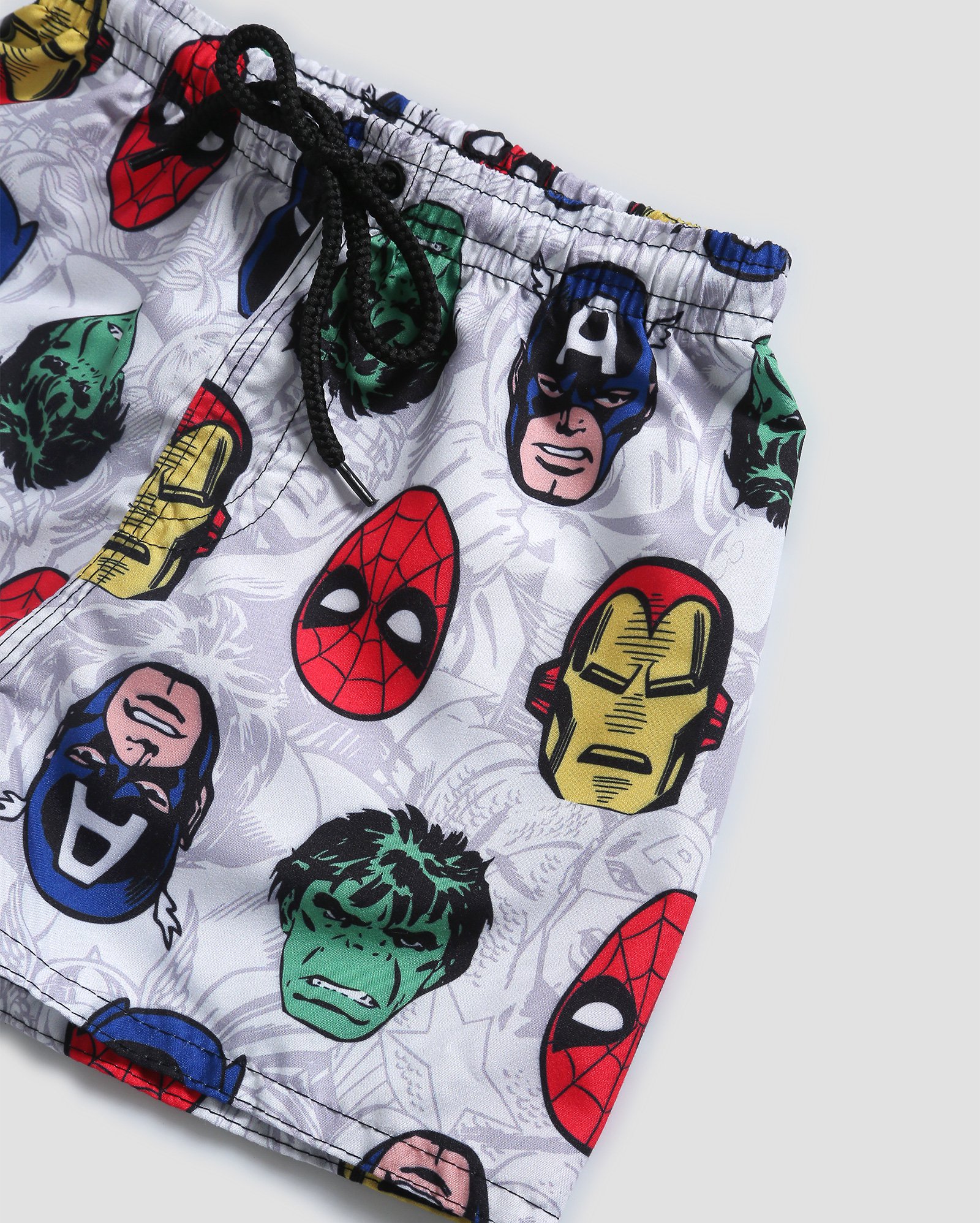 Costume Bambino Avengers - Bermuda Marvel - Iron Man/Black Panther - 100% Poliestere - Foto 5