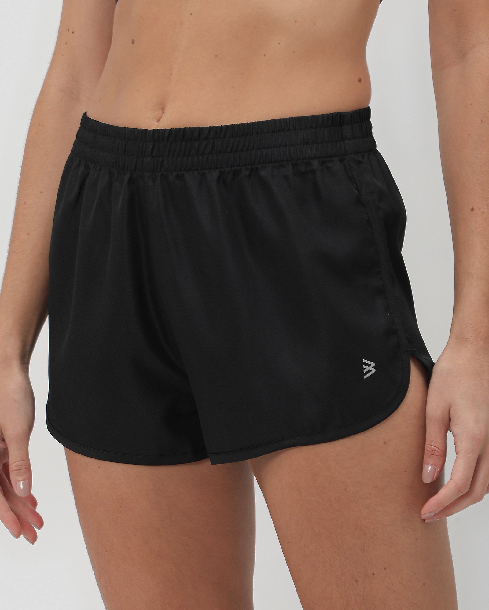 Short esportivo feminino de corrida básico - Preto | BodyWork by Riachuelo