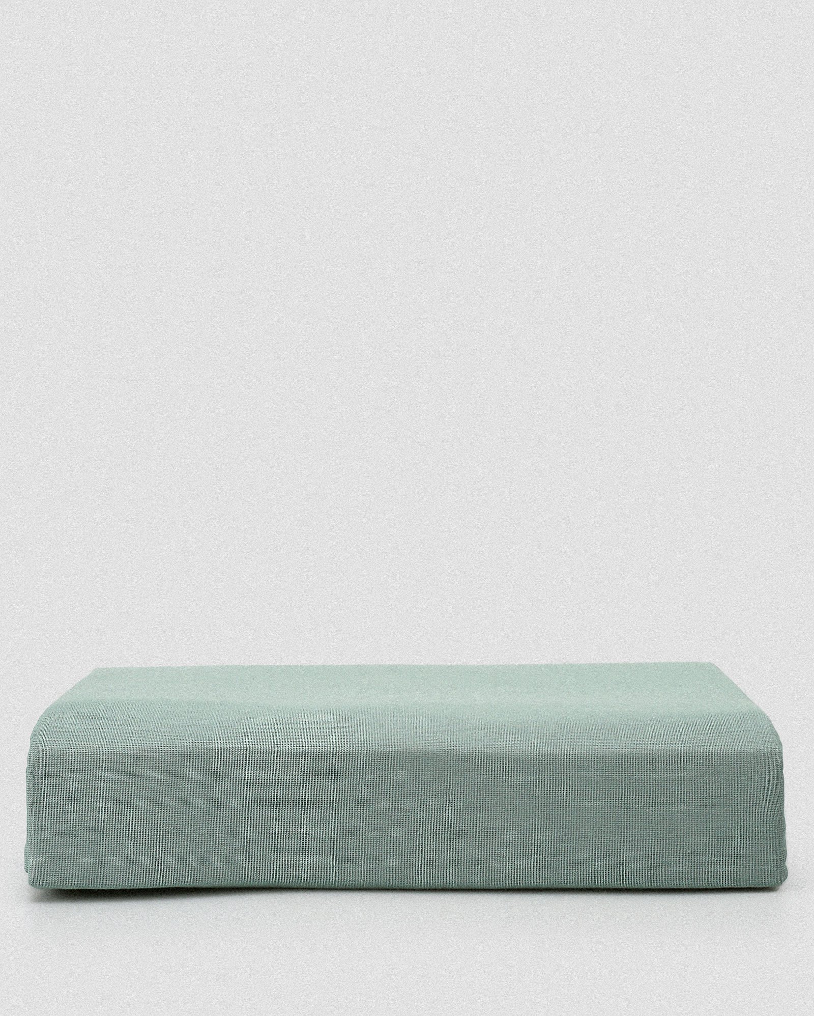Lençol de cama king sem elástico em algodão 120 fios verde | Casa Riachuelo