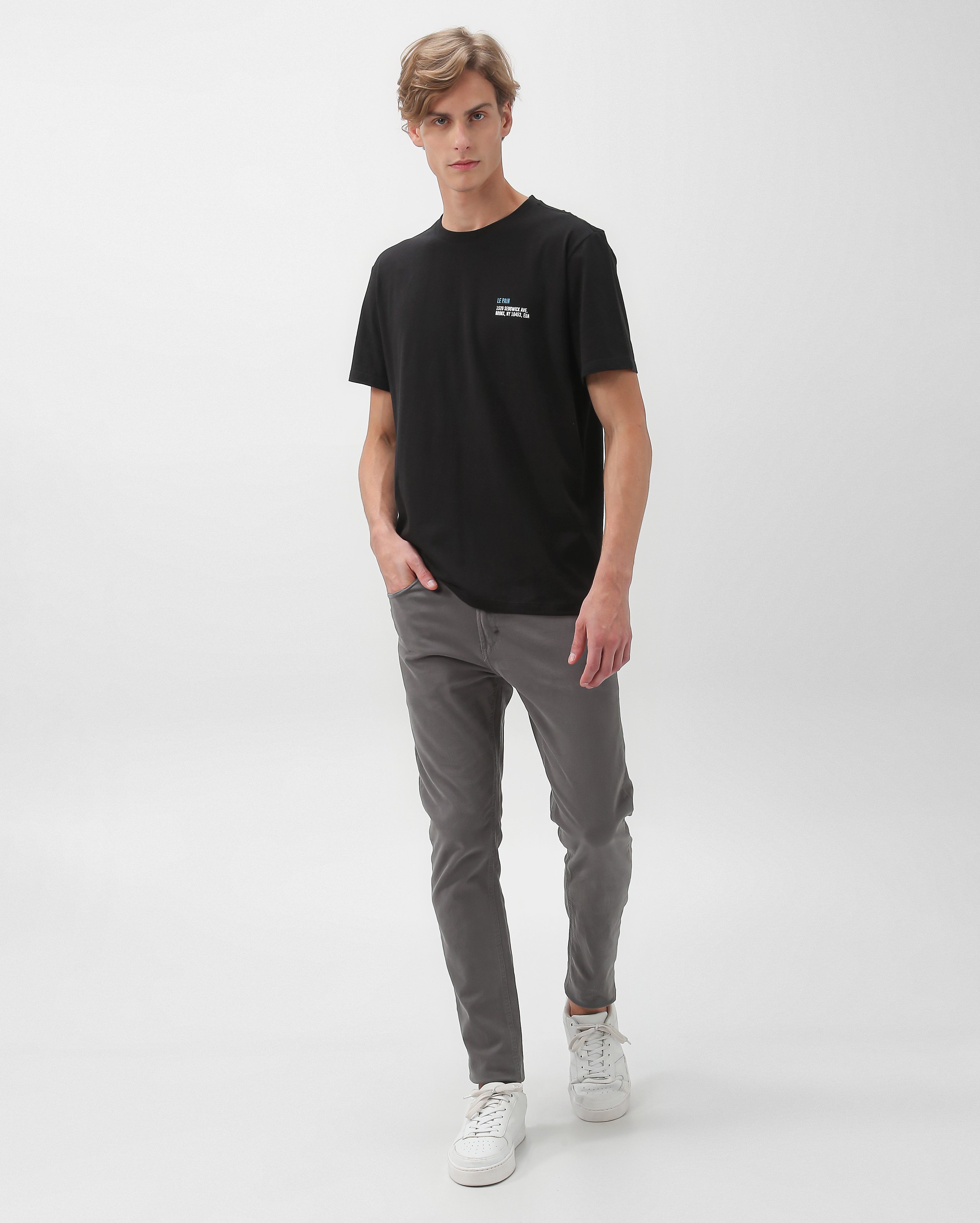 Calça jeans masculina Comfy slim - Cinza | Pool Jeans