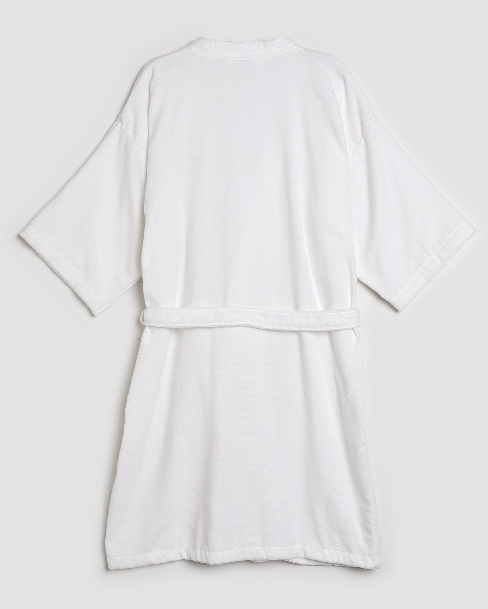 Roupão de banho unissex atoalhado Velour branco | Casa Riachuelo