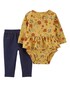 Conjunto longo bebê 2 peças floral multicor | Carter's