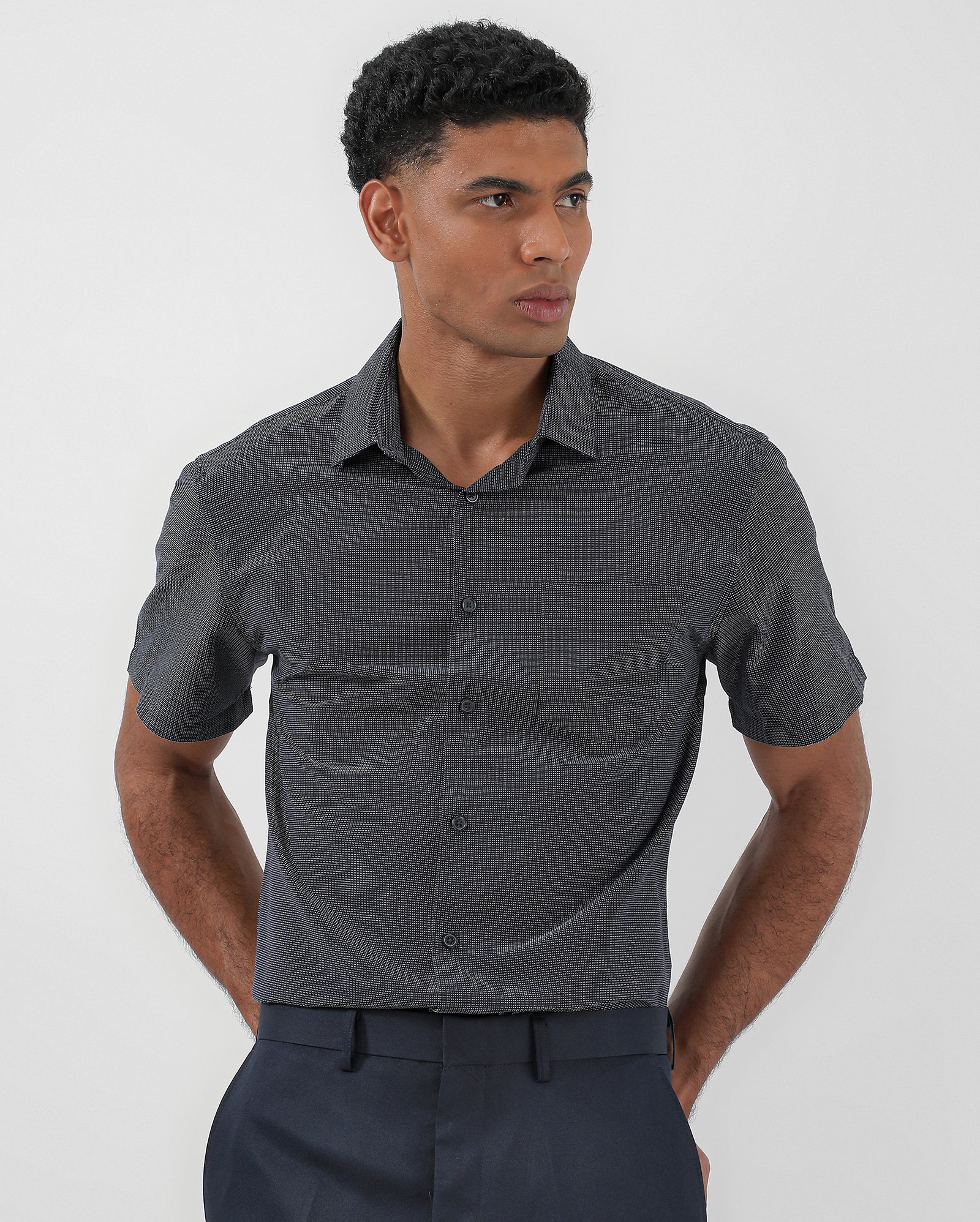 Camisa social masculina regular riscos | Original by Riachuelo
