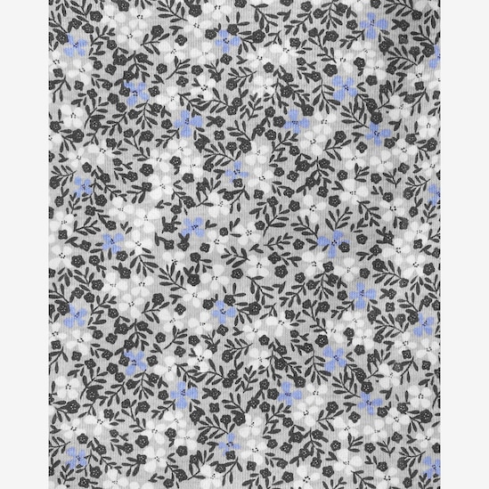 Conjunto longo bebê 3 peças matelado floral multicor | Carter's