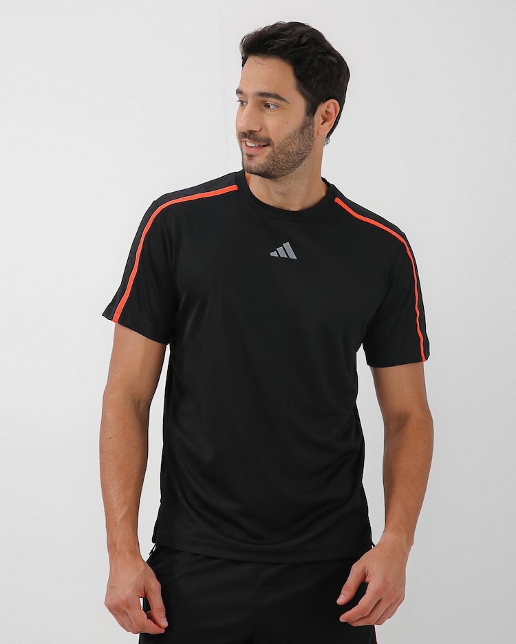 Riachuelo Camiseta masculina Aeroready Workout Base IB7896 preta