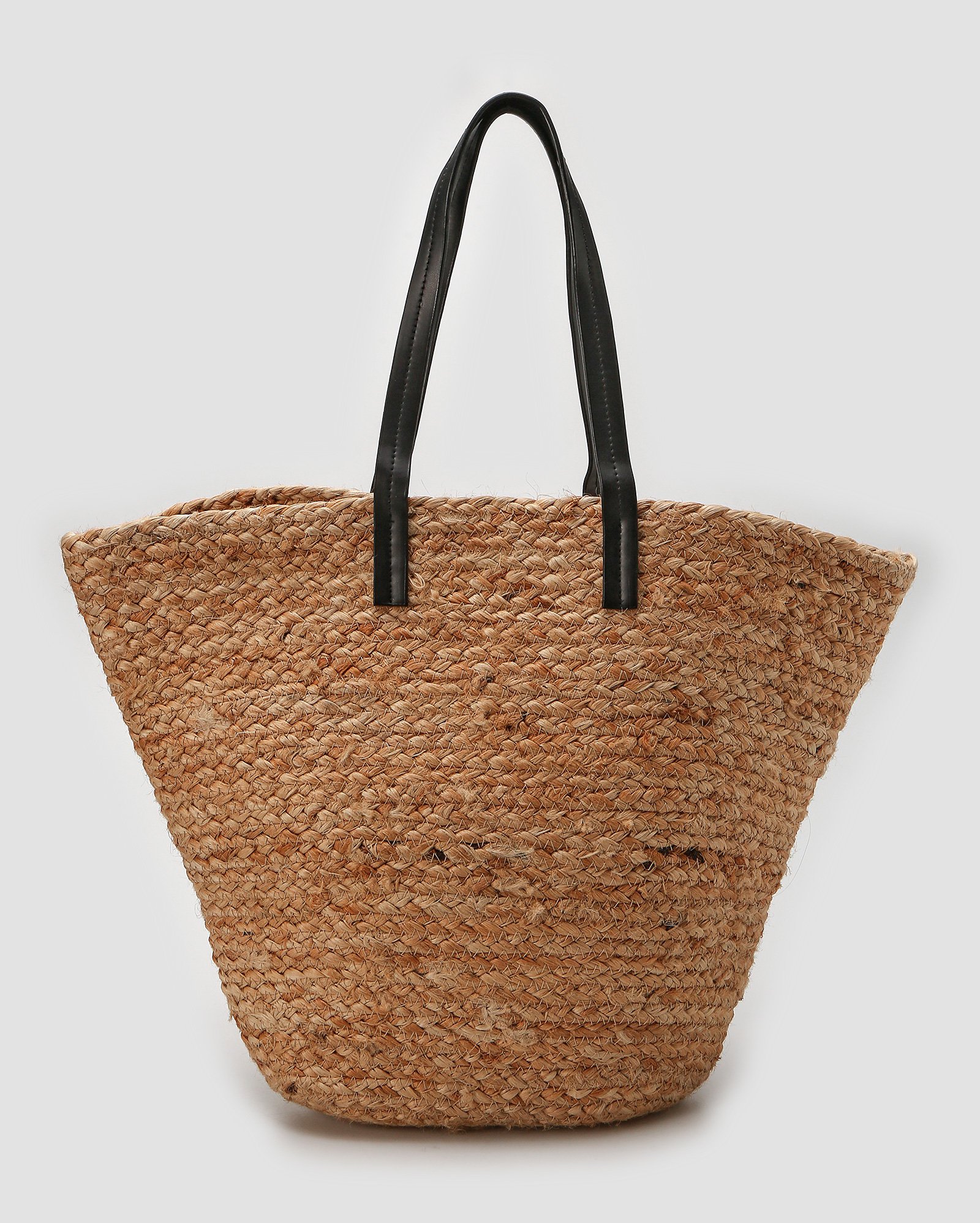 Bolsa feminina de juta com alça bege | Accessori by Riachuelo
