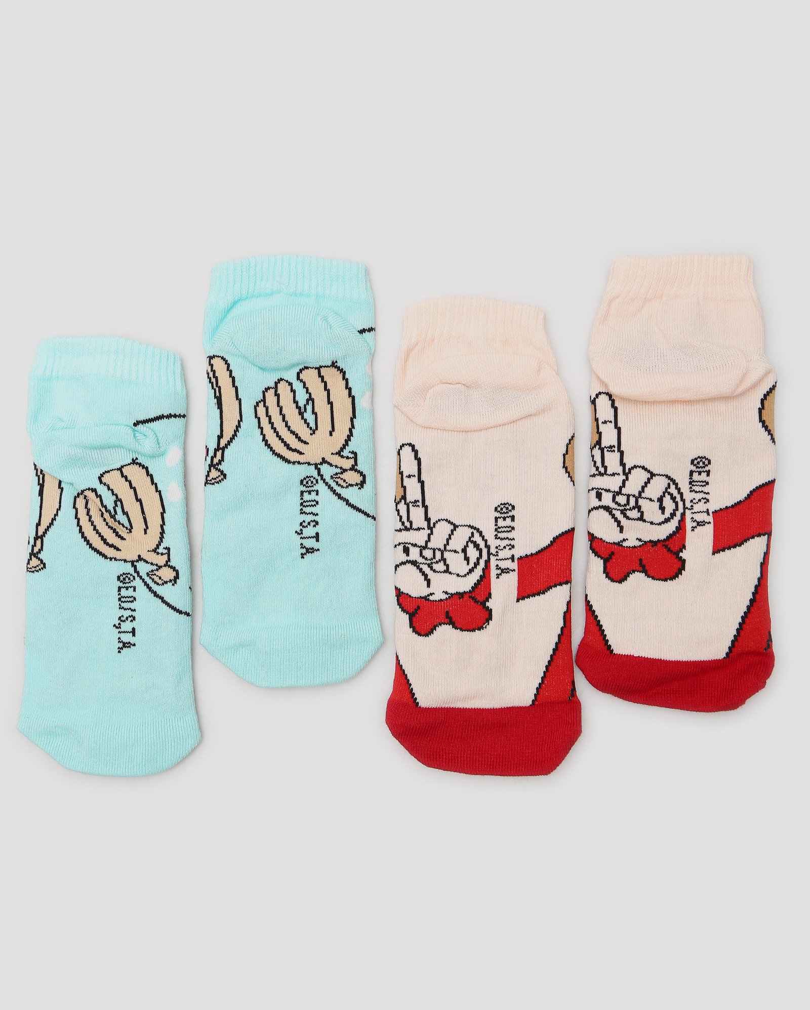 Kit meia infantil 2 pares Luffy e Chopper multicor | One Piece