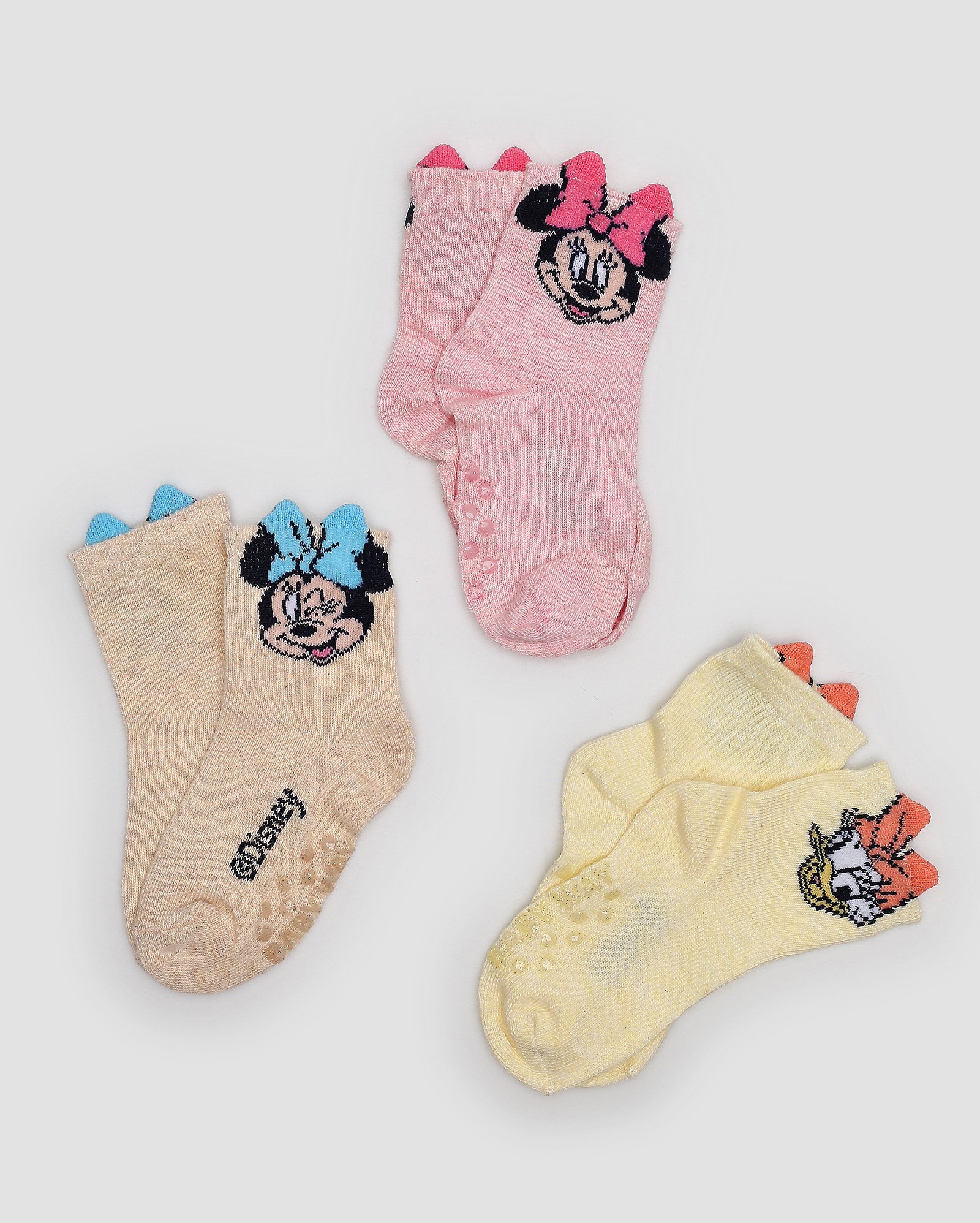 Kit meia bebê 3 pares personagens multicor | Disney