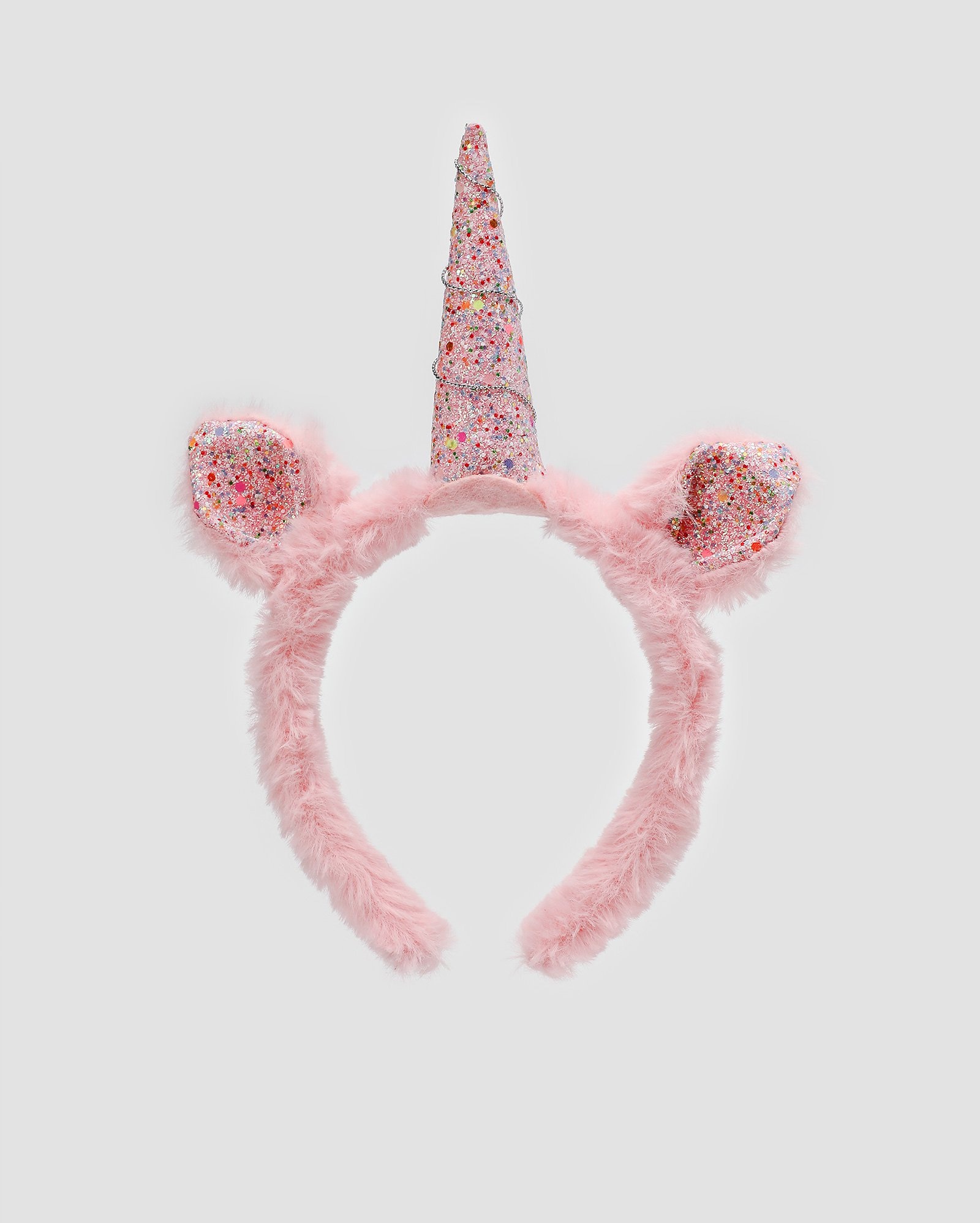 Tiara infantil de unicórnio com glitter rosa | Accessori by Riachuelo