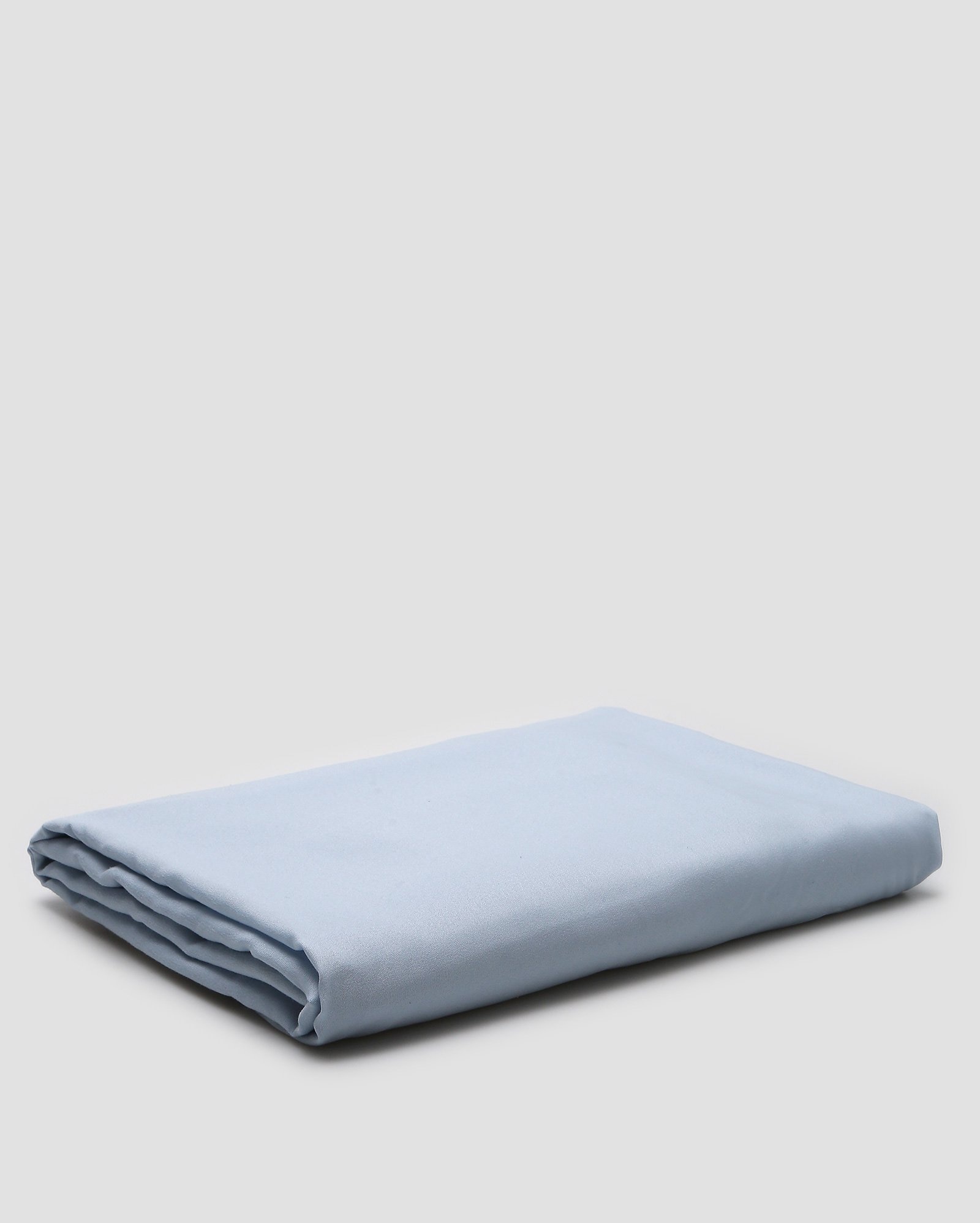 Lençol de cama com elástico de microfibra liso - SOLTEIRO Azul Claro | Casa Riachuelo