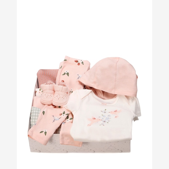 Caixa de presente M nuvens branca | Carter's