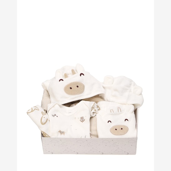 Caixa de presente M nuvens branca | Carter's