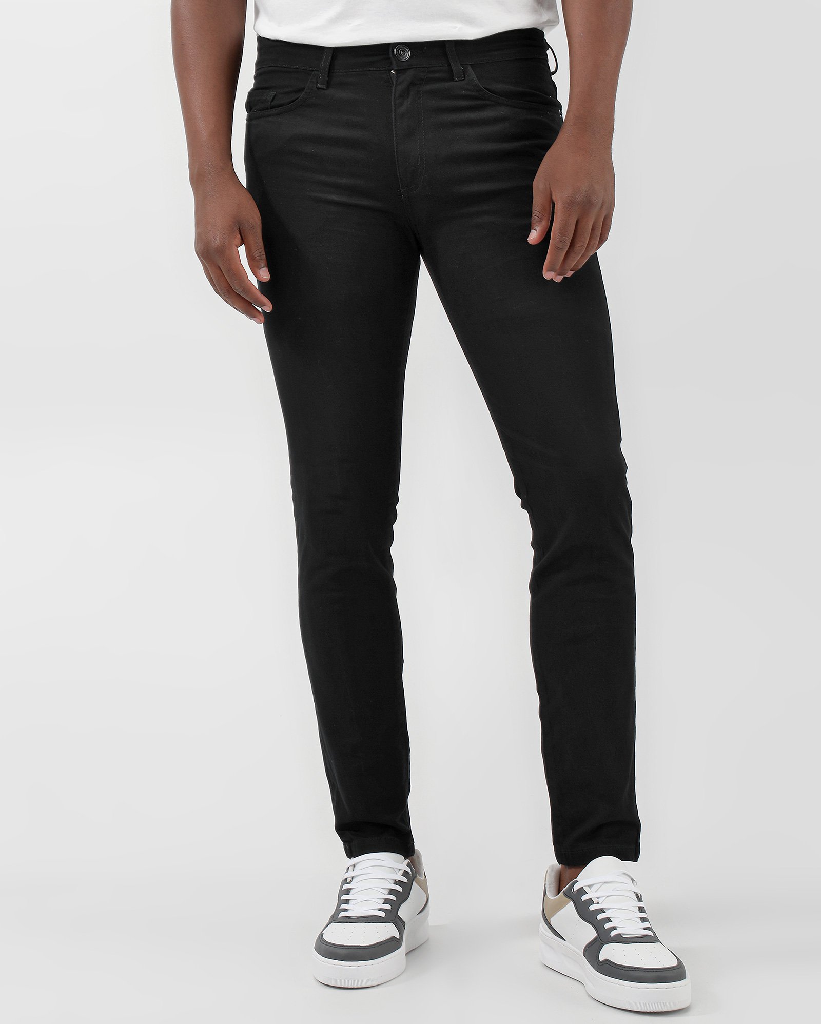 Calça sarja masculina skinny clássica - Jeans Black Médio | Pool Jeans