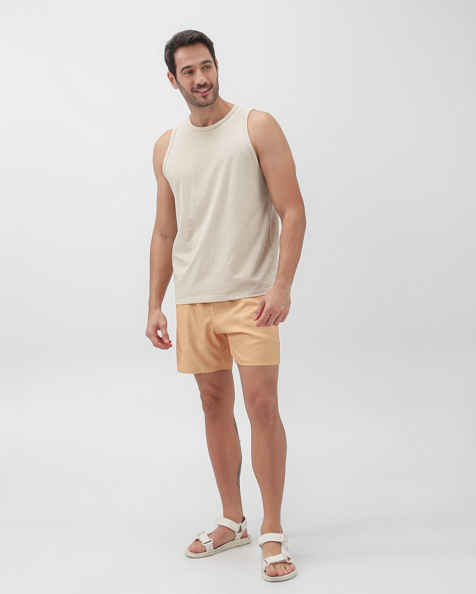 Short água masculino cós de elástico amarelo | Pool by Riachuelo
