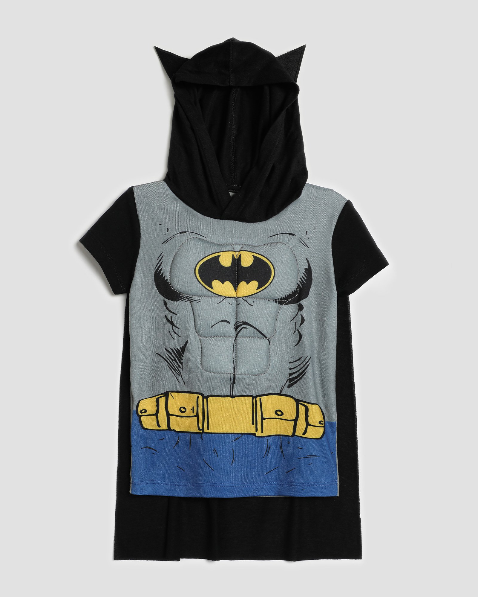 Camiseta infantil com capuz Batman 1-4A cinza | DC Comics
