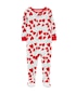 Macacão pijama bebê de corações branco | Carter's