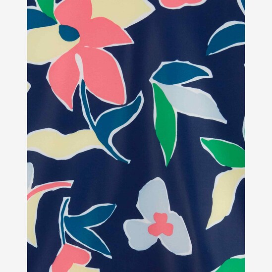 Conjunto praia bebê manga longa floral azul | Carter's