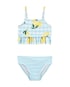 Biquíni infantil xadrez floral azul | Carter's