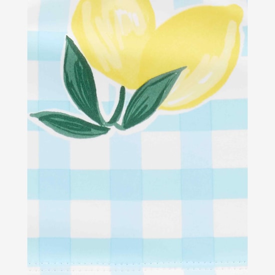 Biquíni infantil xadrez floral azul | Carter's