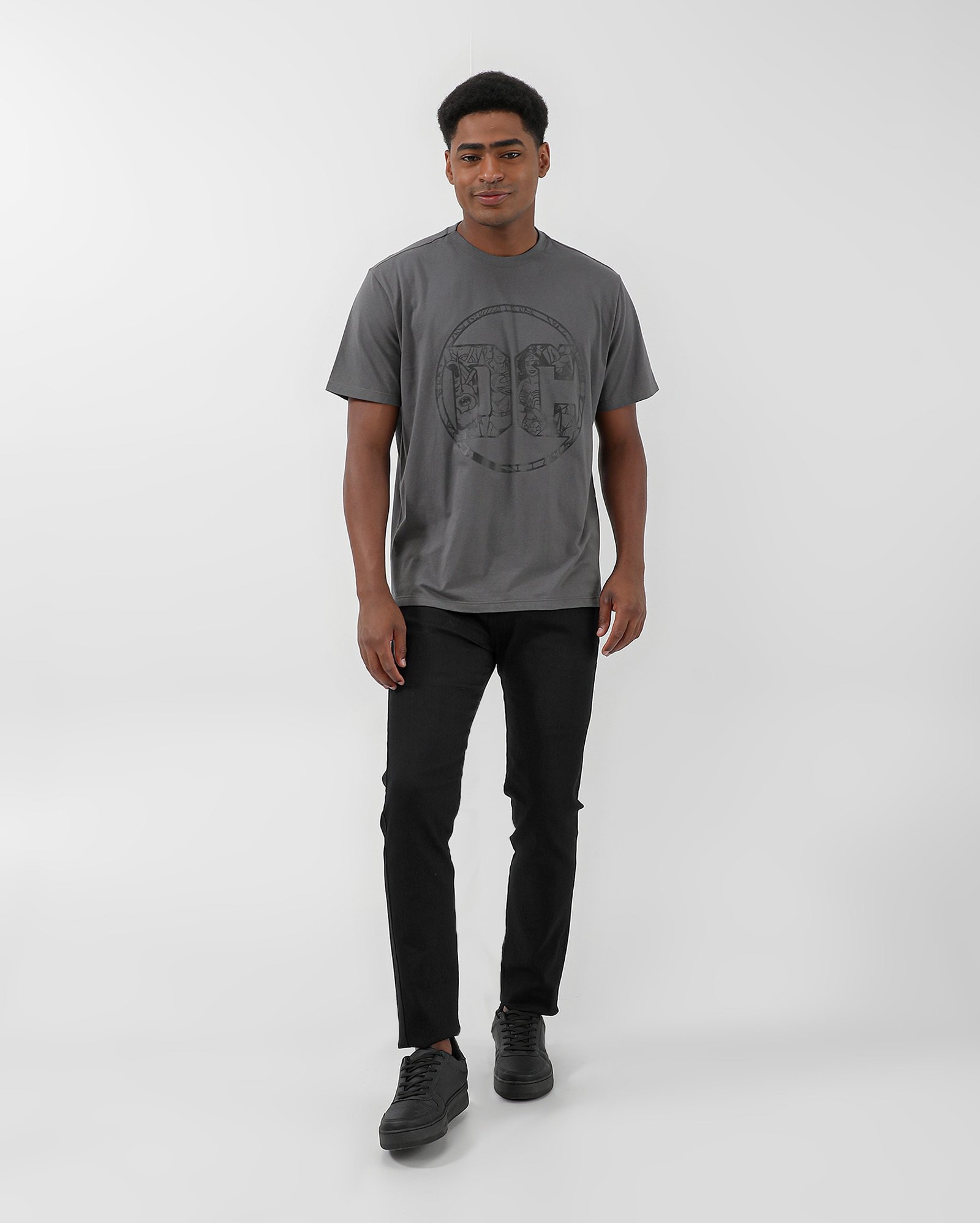 Calça jeans masculina skinny estonada - Jeans Black Escuro | Pool Jeans