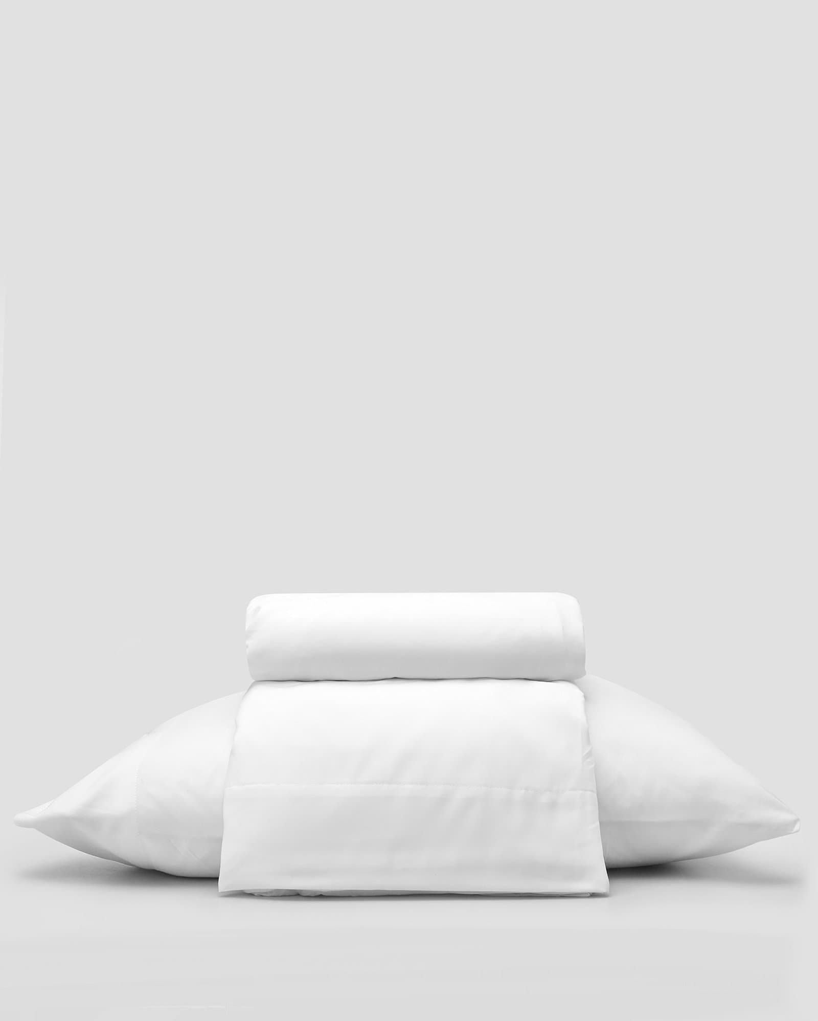 Jogo de cama liso Cria - SOLTEIRO Branco | Casa Riachuelo