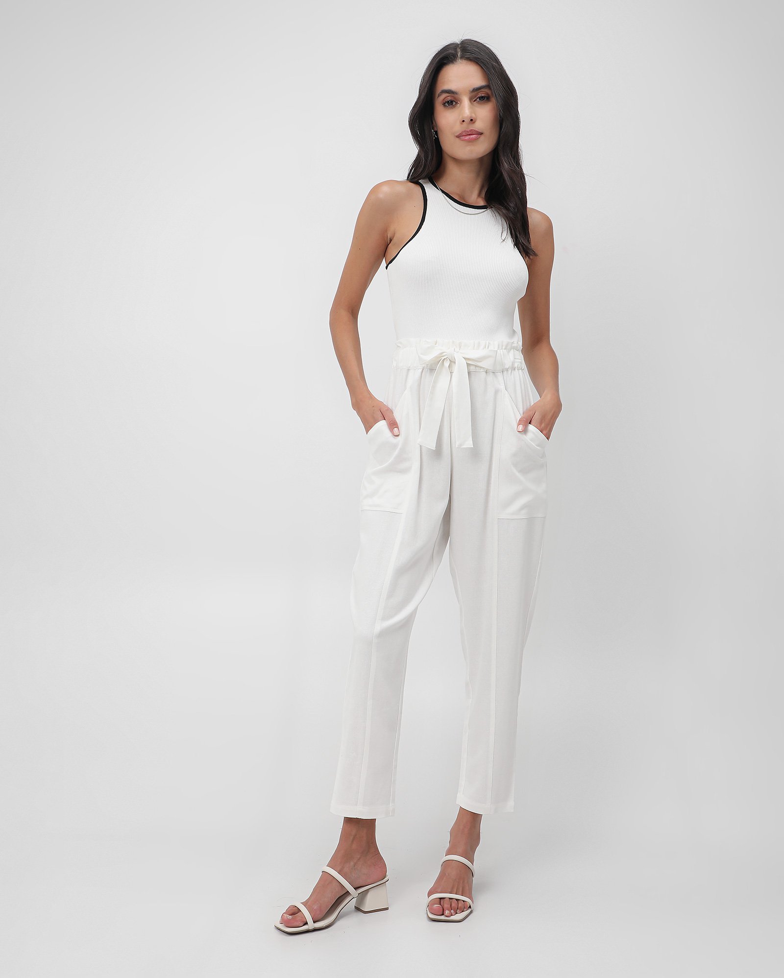 Sarja CalÃ§a Clochard Cea Calça Feminina CalÃ§a De Linho Clochard