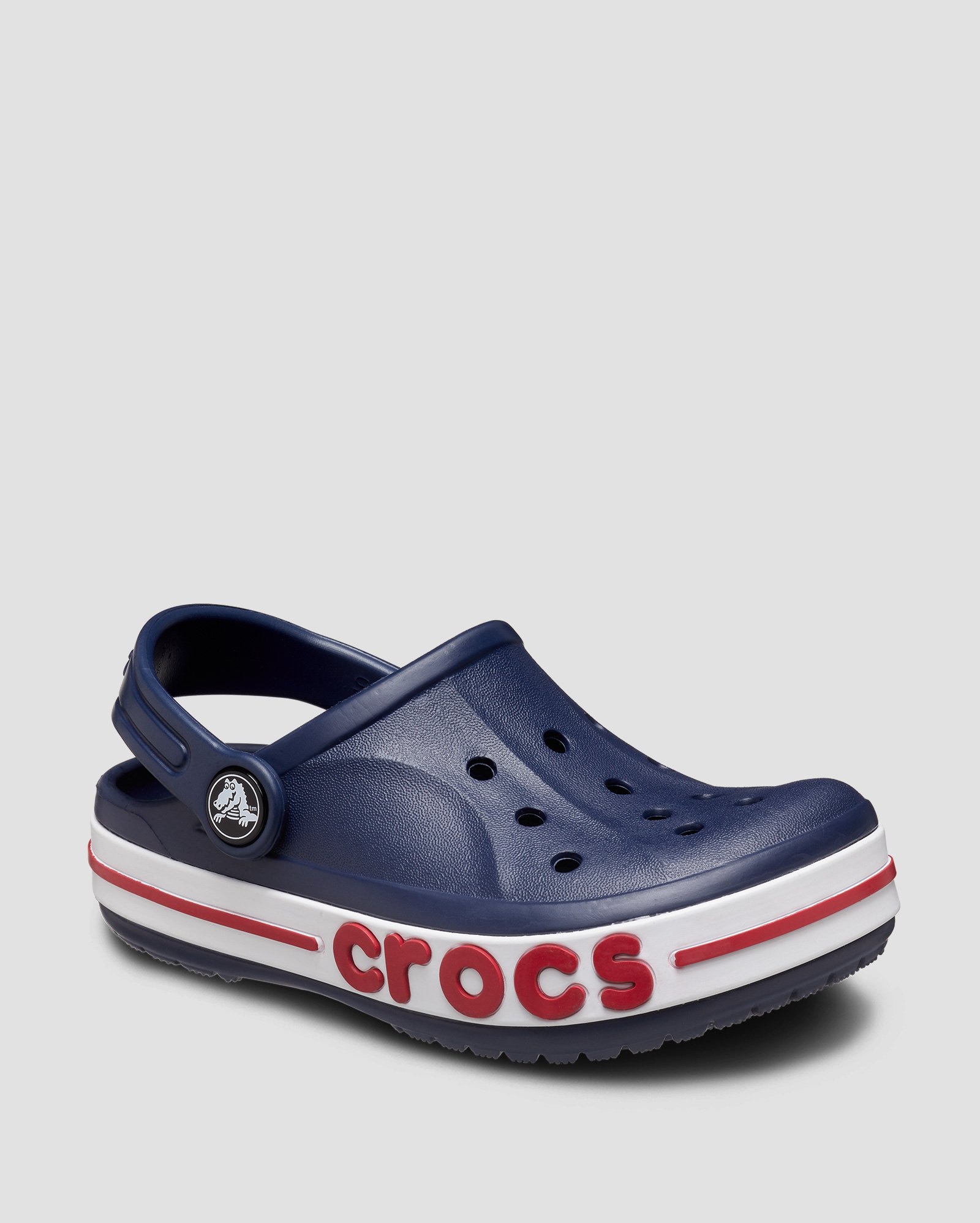 Sandália juvenil clog Bayaband - Azul Escuro | Crocs