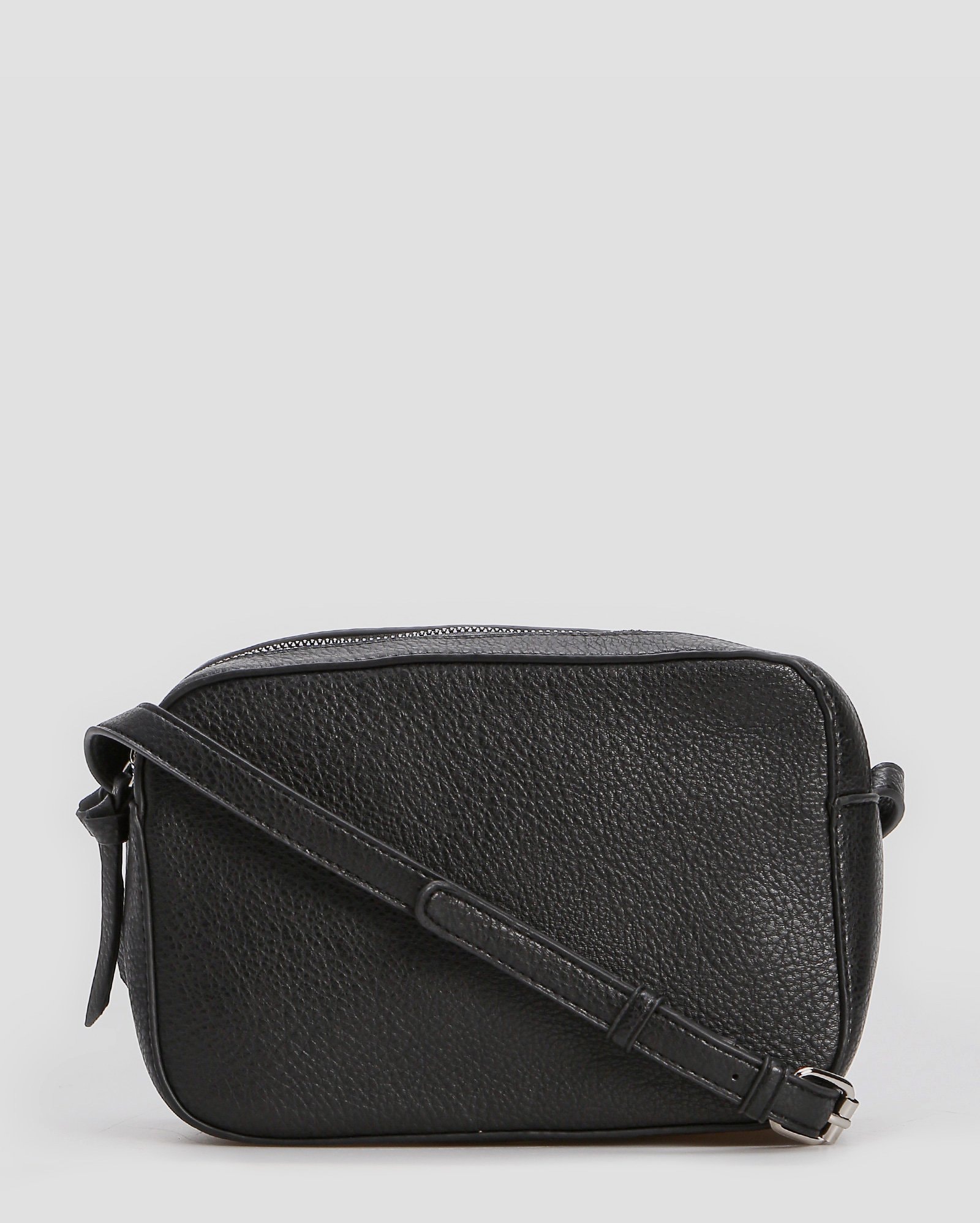 Câmera bag com zíper e alça ajustável - Preto