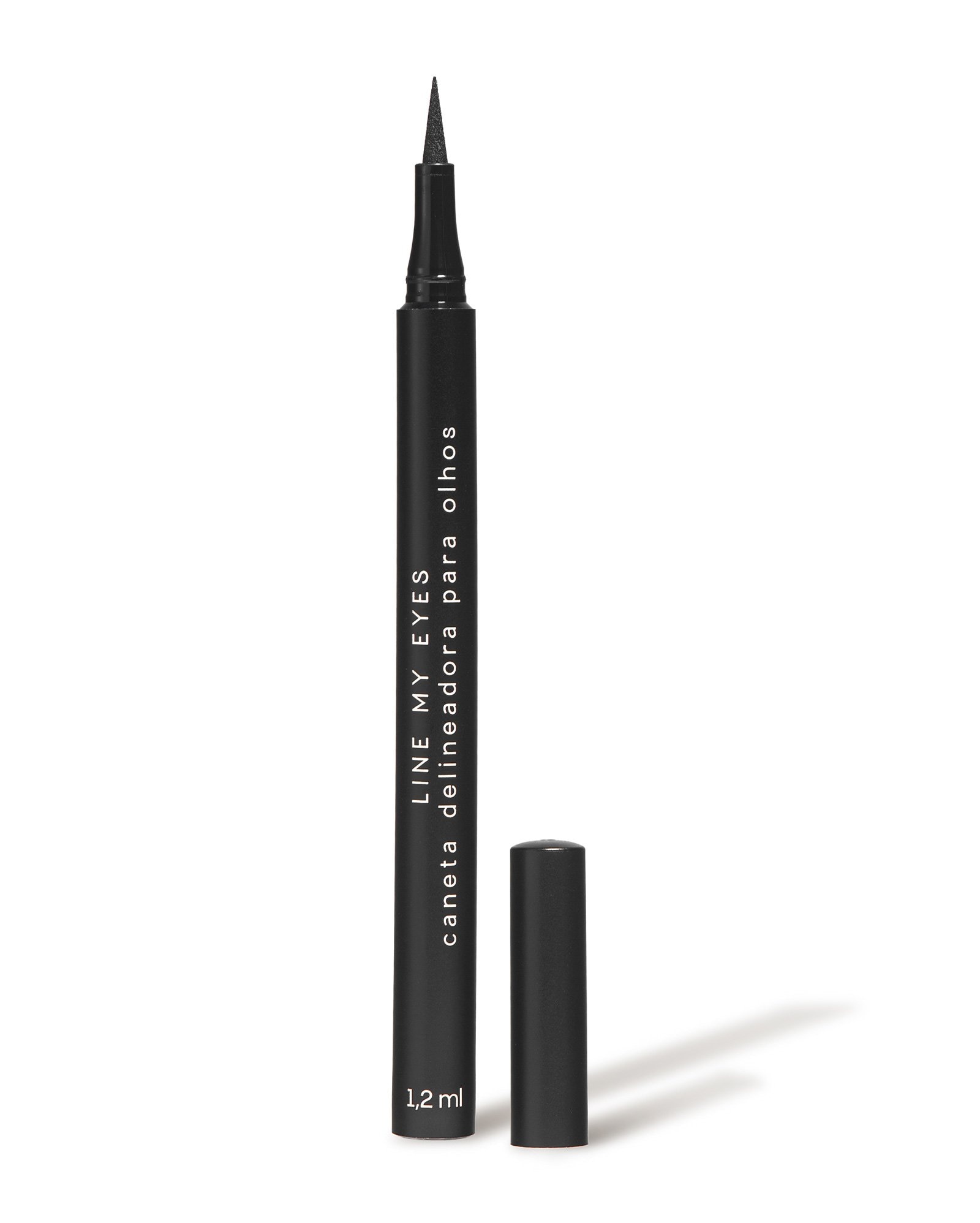 Caneta delineadora Line My Eyes Edition 1,2ml preto | Océane