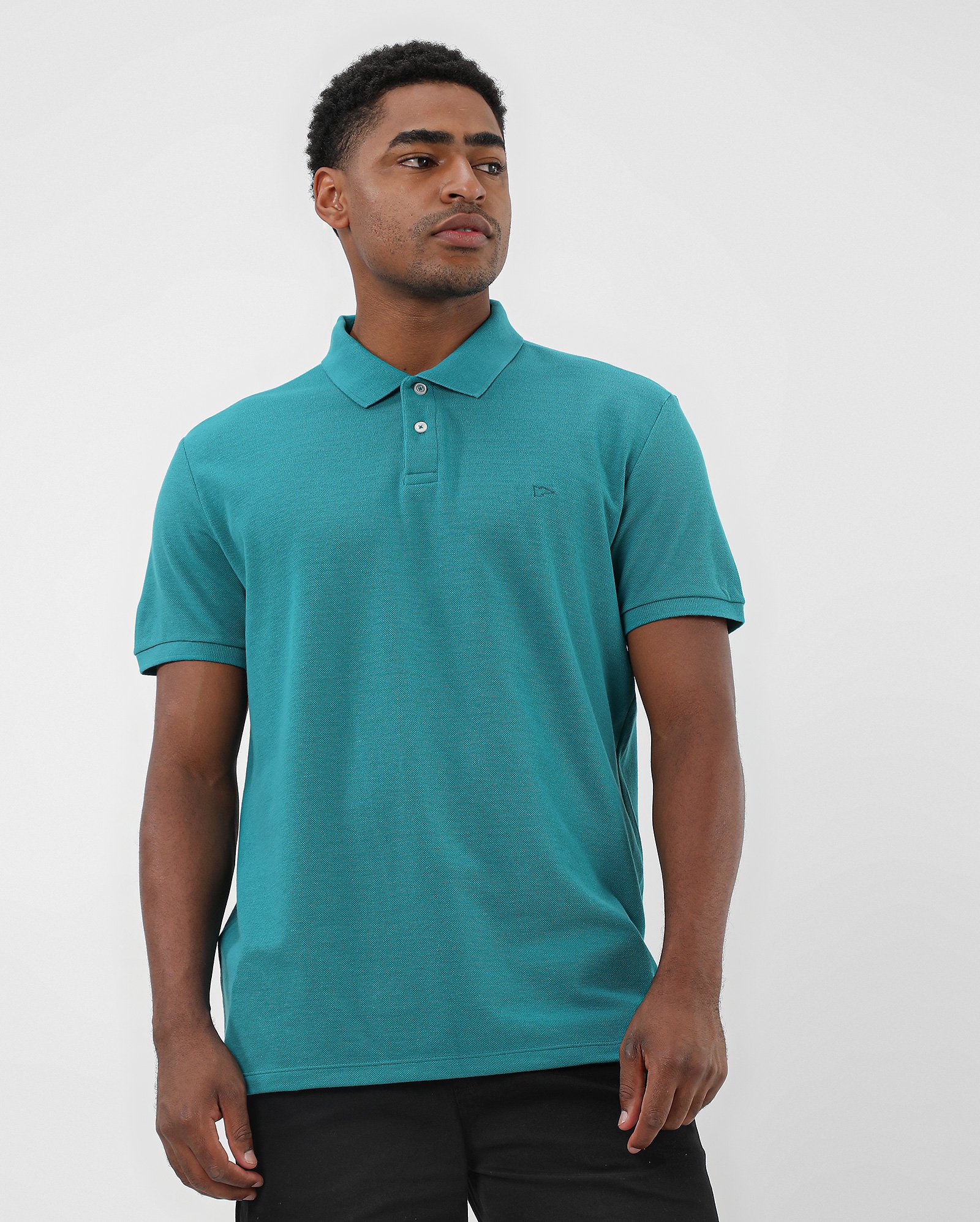 Riachuelo | Polo masculina Legacy tradicional em algodão verde