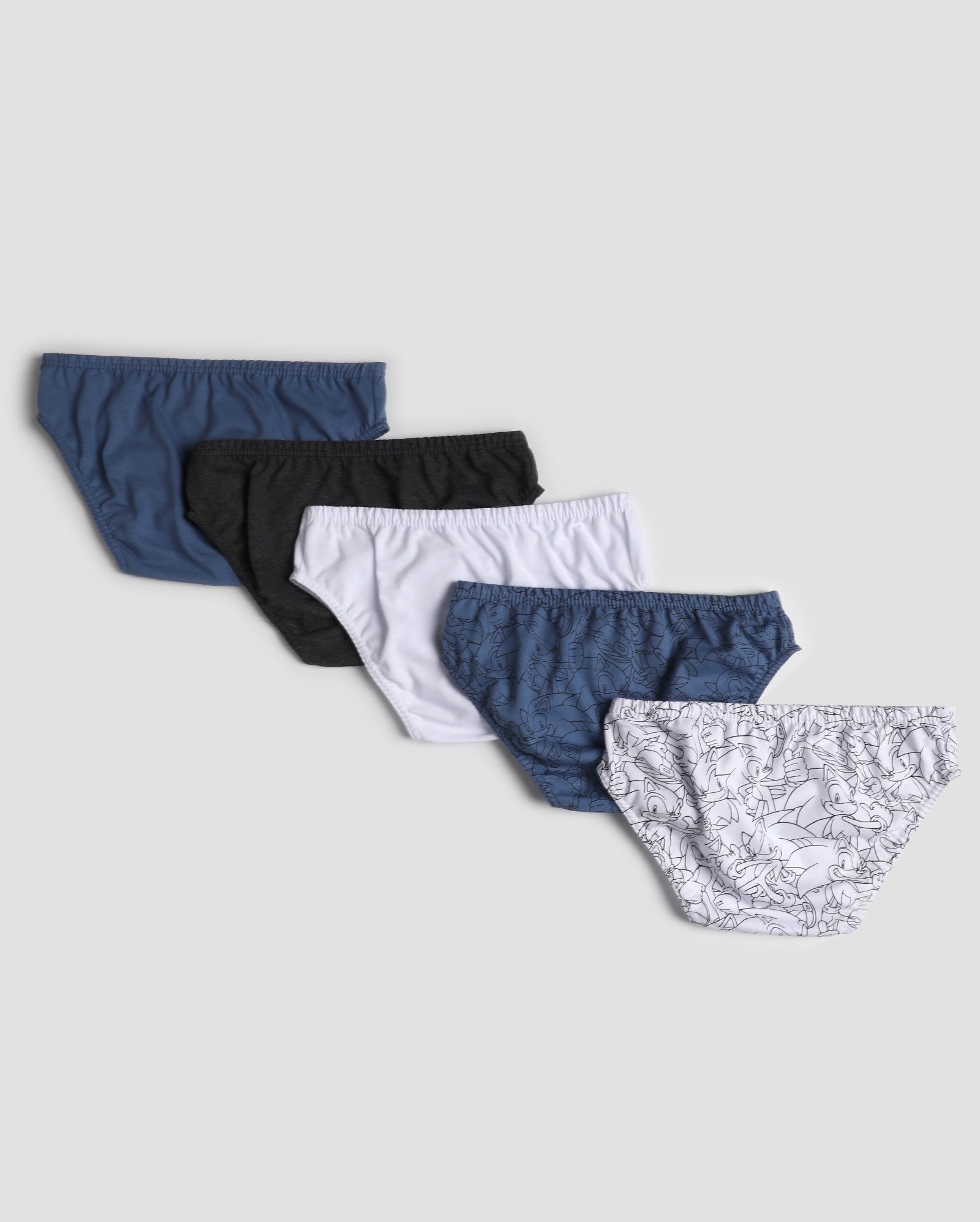 Kit cueca infantil 5 peças multicor | SEGA