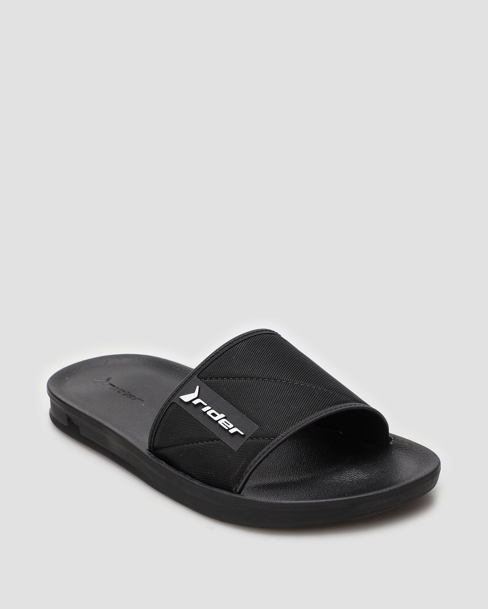 Chinelo masculino slide Rider azul - Preto | Grendene