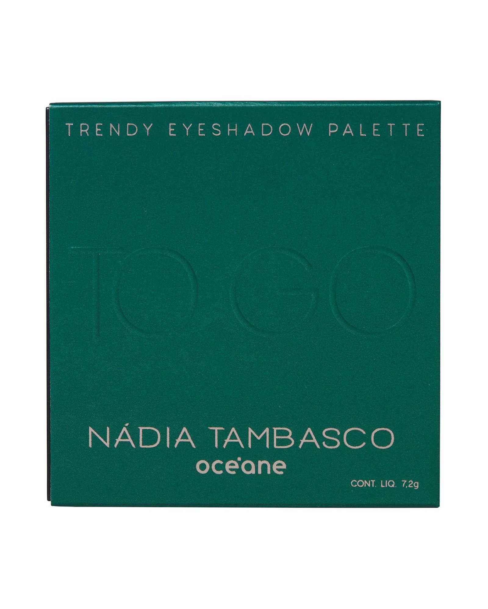 Paleta de sombras Nádia Tambasco To Go Trendy 7,2g | Océane