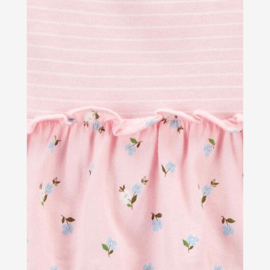 Banho de sol com barra floral rosa | Carter's
