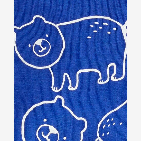 Kit body bebê 4 peças listrado com bichinhos multicor | Carter's