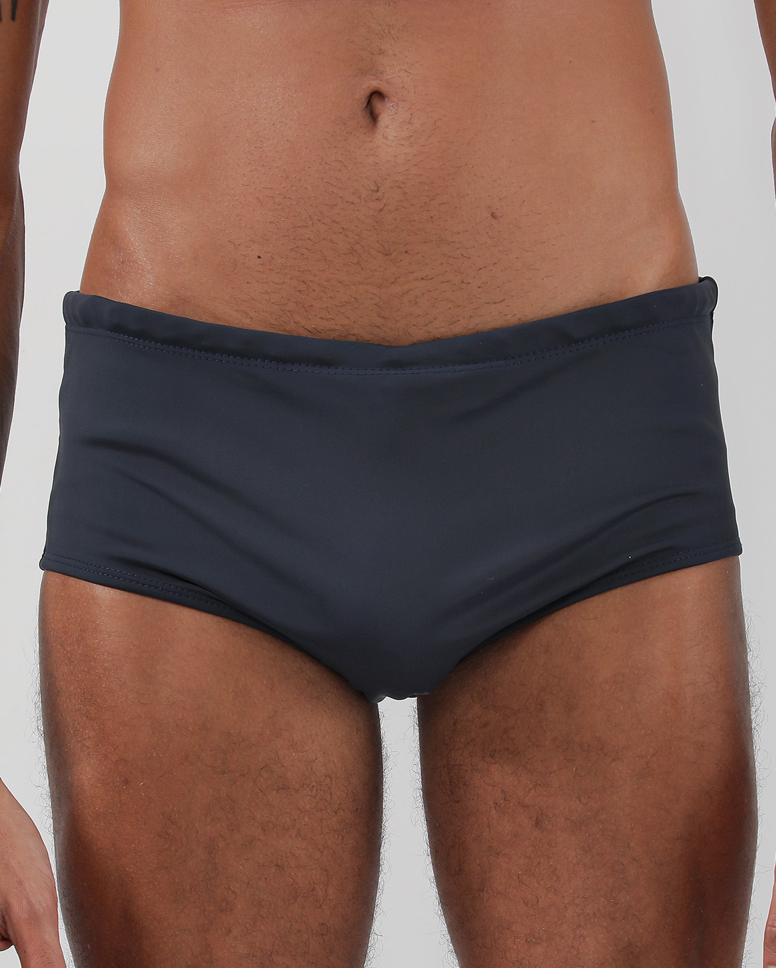 Sunga tradicional lisa azul