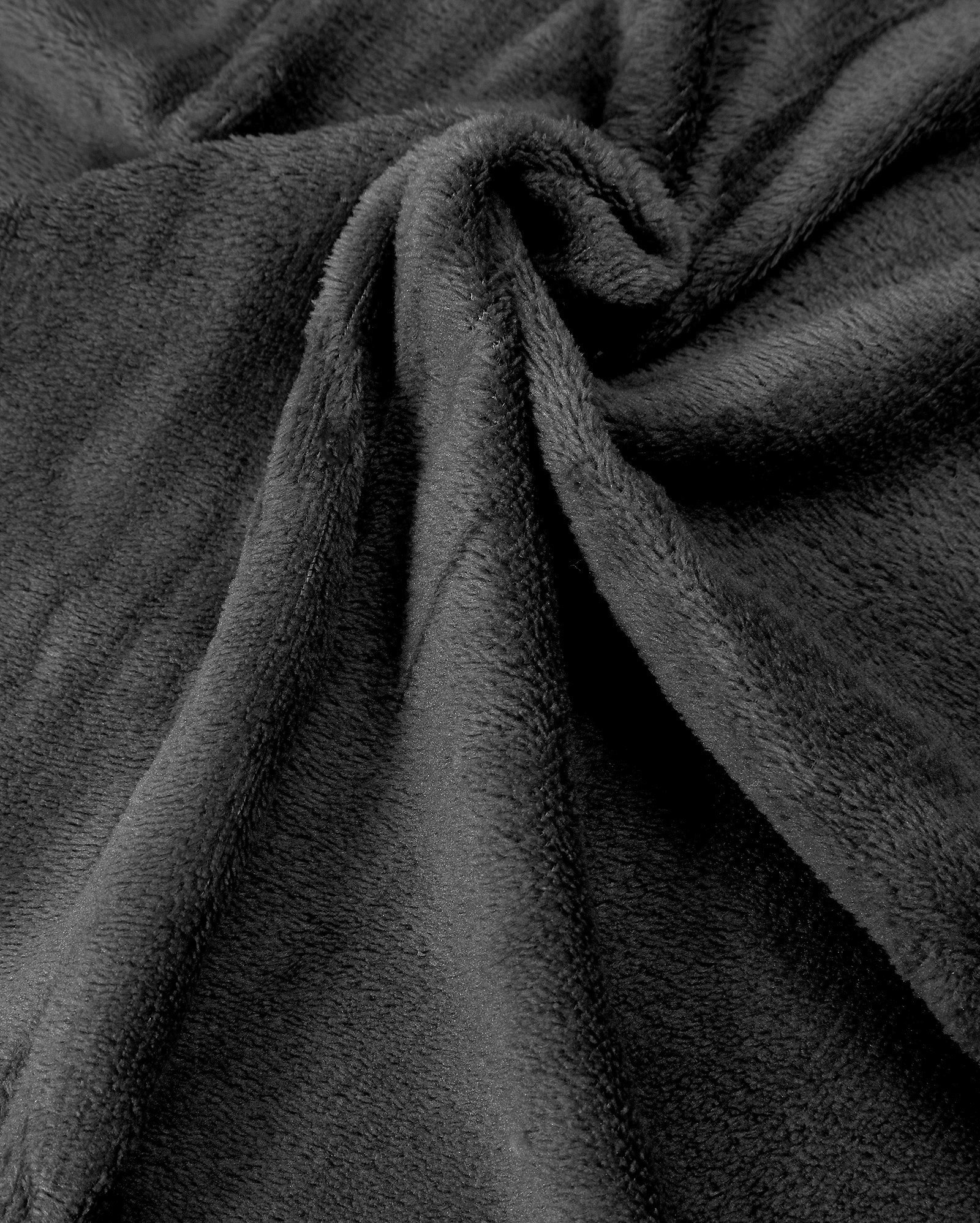 Manta casal fleece de microfibra Smoke - CASAL Cinza | Casa Riachuelo