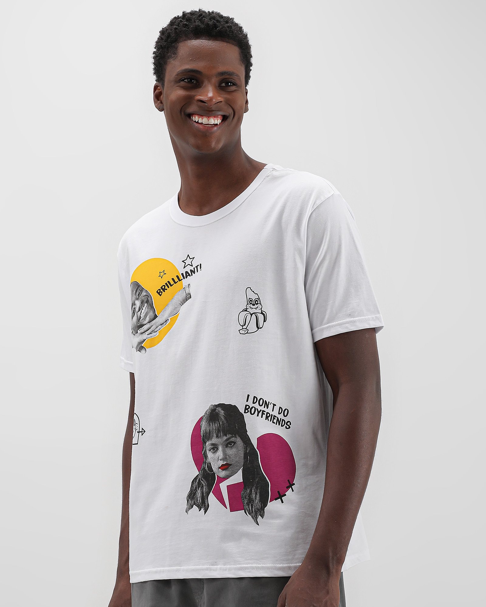 Camiseta masculina personagens Sex Education branca | Netflix