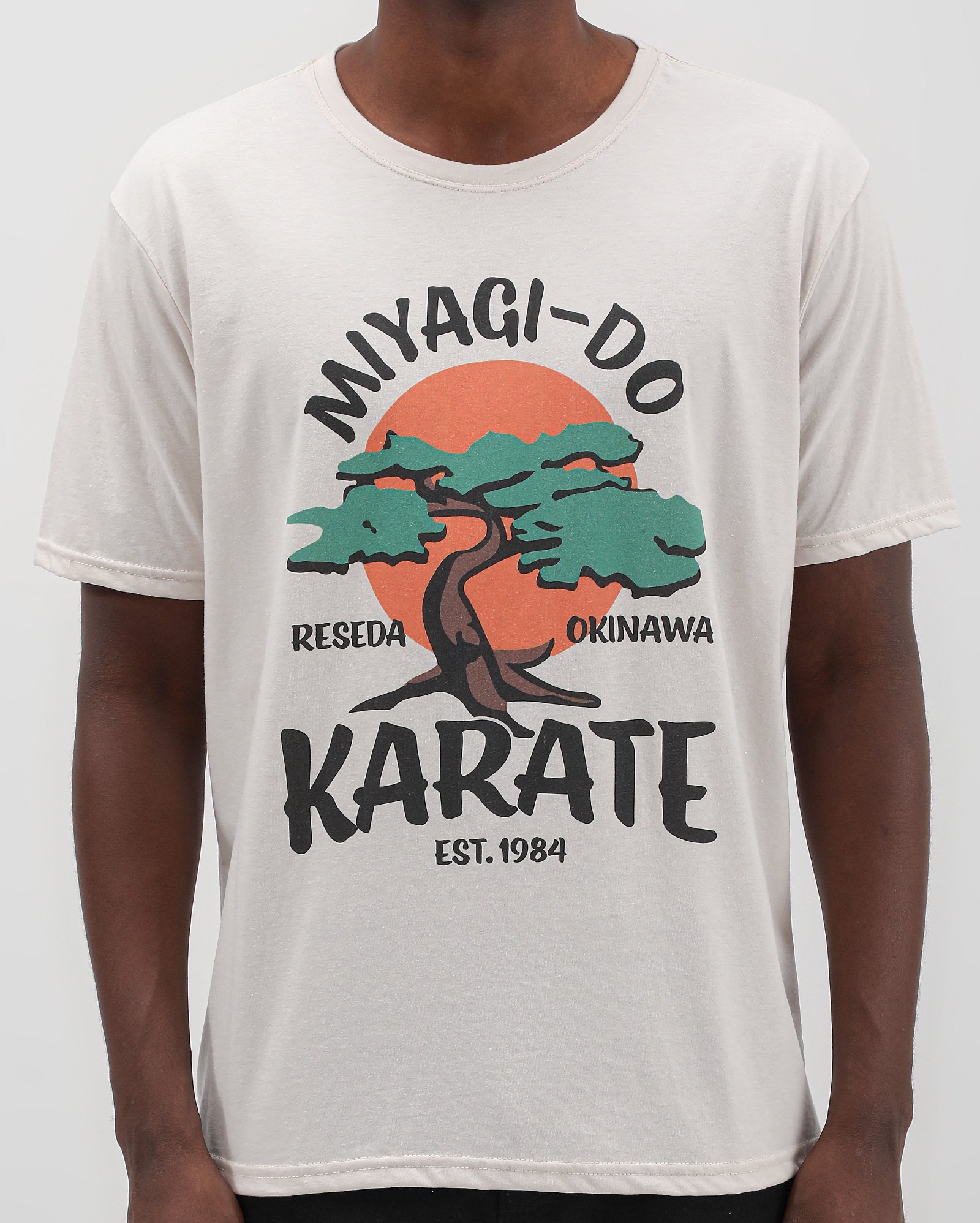 Miyagi_品■Greco■BM900用■WTブリッジ ■L5-S ■ Riachuelo | Camiseta masculina Miyagi Do Karate bege | Netflix