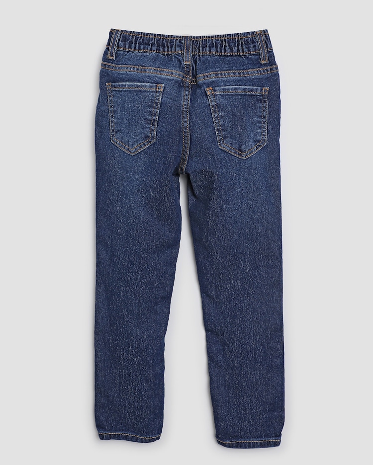 Riachuelo Calça jeans infantil skinny com elástico 4-10A denim